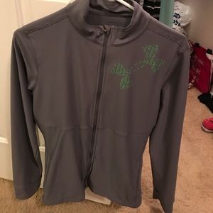 UNDER ARMOUR GRAY ZIP UP LARGE