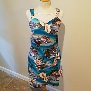 Vintage Hawaiian Wrap Dress