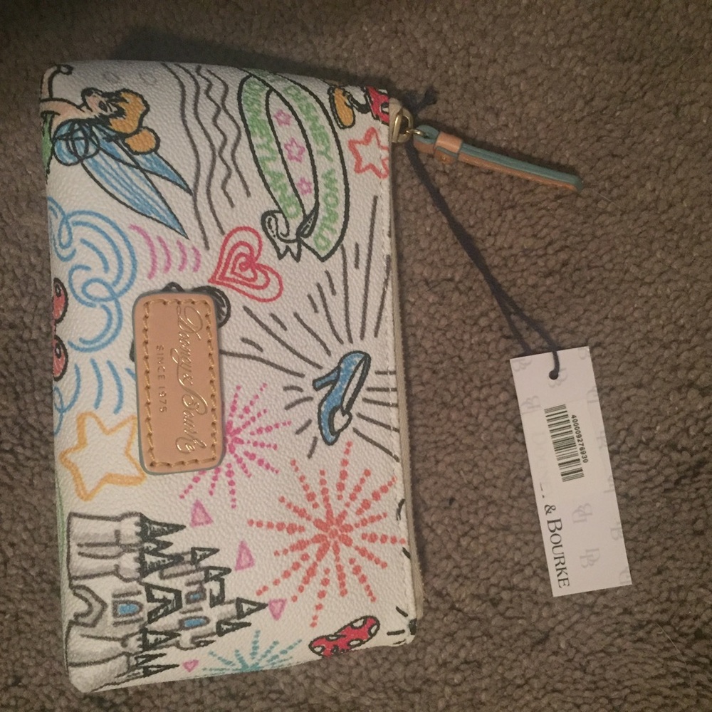 Dooney and Bourke Disney Castle Cosmetic Bag NWT