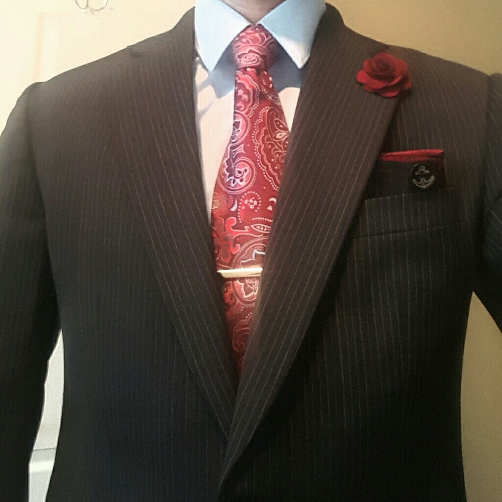 Burberry Wool Blazer | Dark Grey | 36R