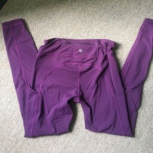 Lululemon speed tight brushed size 6