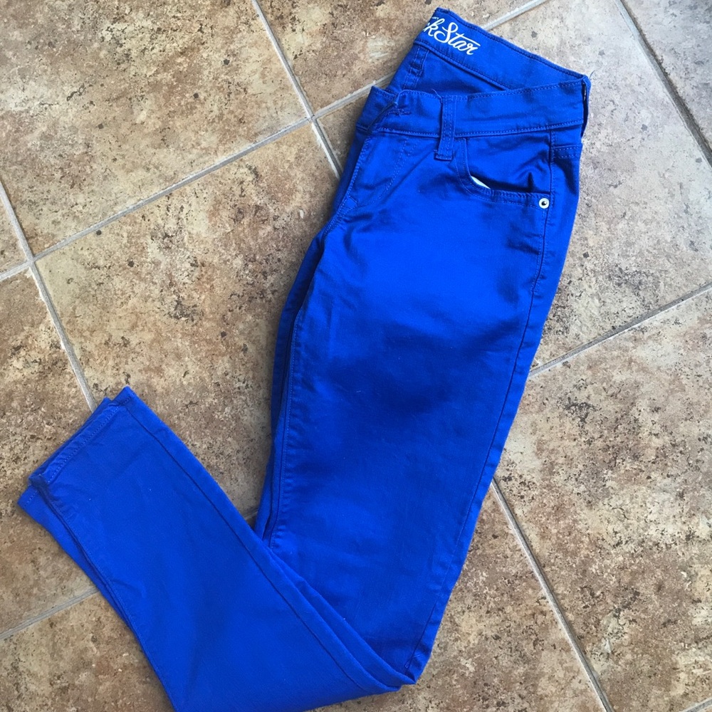 Blue denim pants
