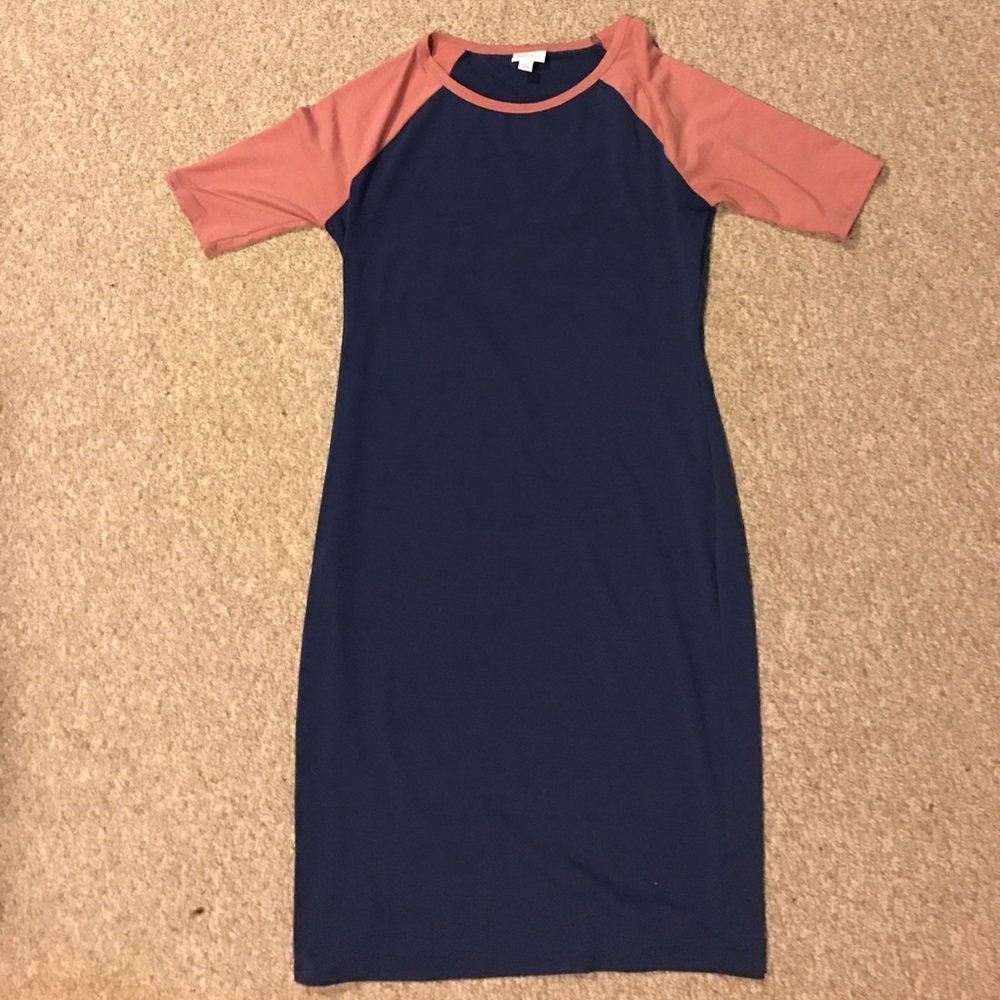 Navy blue and pink Large Julia