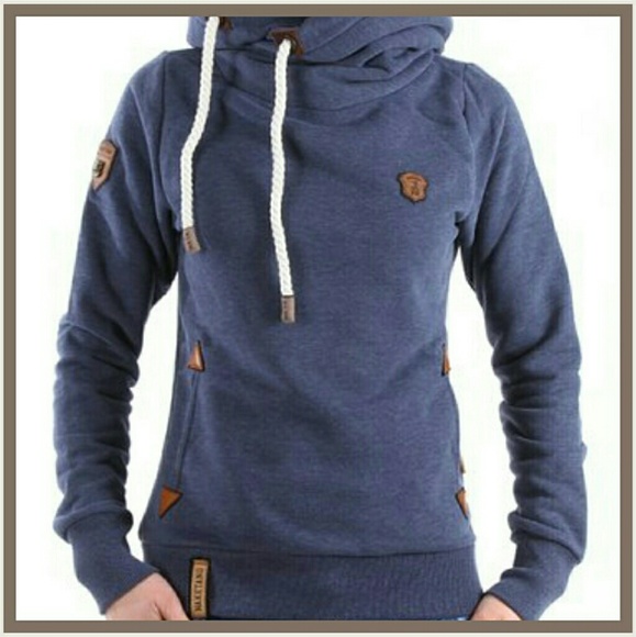 Naketano Tops - NWT Naketano Darth IV hoodie, blue, M