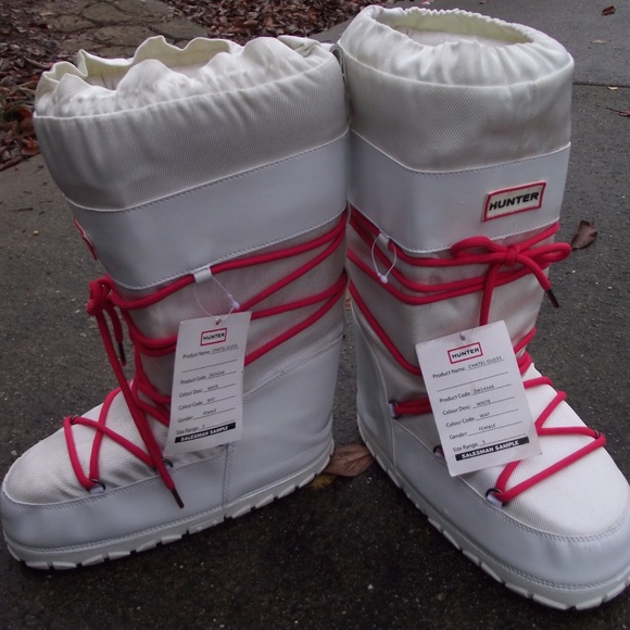 White Chatel Snow Hunter Boots Size 9 - Picture 7 of 8