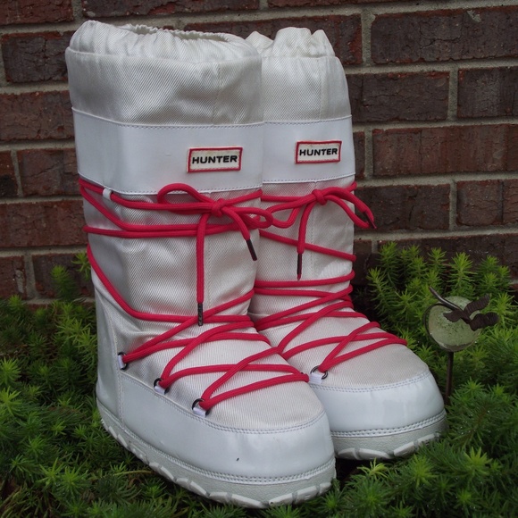 White Chatel Snow Hunter Boots Size 9 - Picture 2 of 8