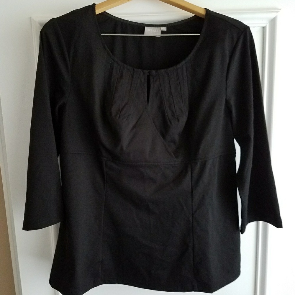 NWOT eShakti brand Black top - VERSITILE STYLE