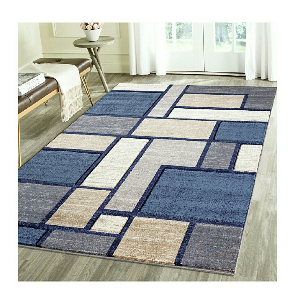 5 x 7 geometric are rug ** sold**