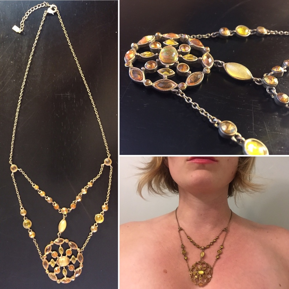 Vintage Art Nouveau Inspired Necklace