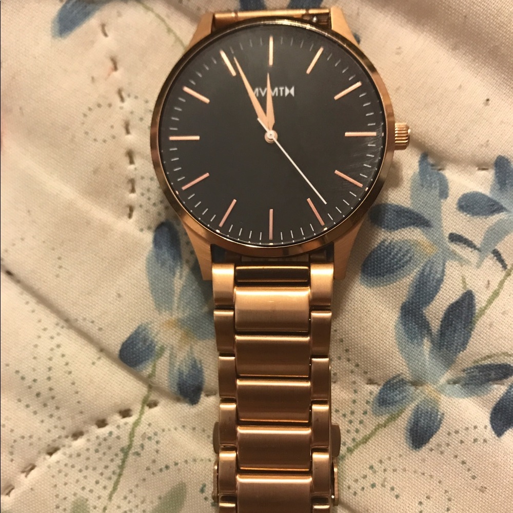 Mvmt Gold and Black Watch