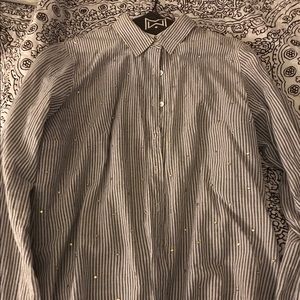 Besazzled J Crew size 12 blouse