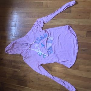 Purple American eagle light hoodie