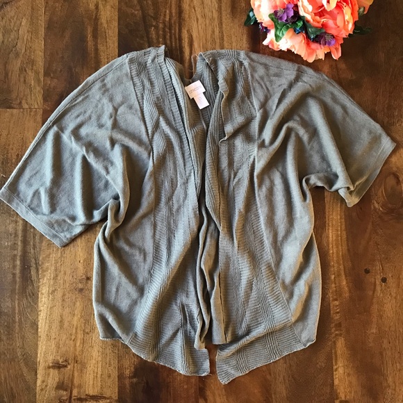 Chico's Sweaters - Open Front Olive Chico's Cardigan