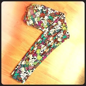 LuLaRoe OS Halloween leggings