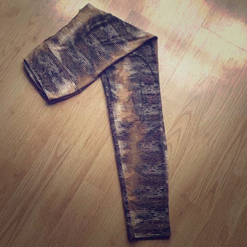 LuLaRoe OS Black and Tan  legging