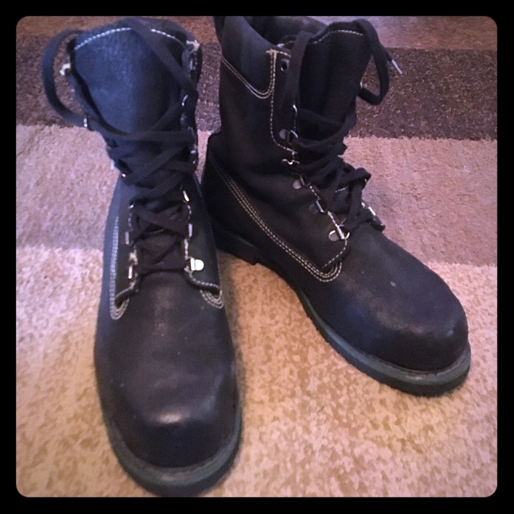 Hytest Footrests Contour Met Sfty Steel Toed Boot