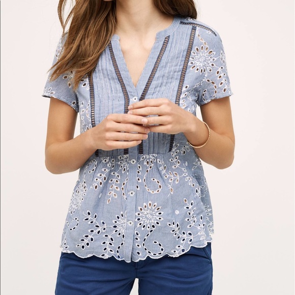 Anthropologie Josune Blouse Size 2 - Picture 1 of 3