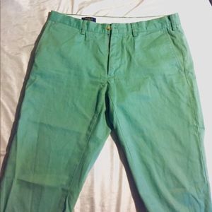 34x34 Ralph Lauren Slim Fit (Green) Khakis