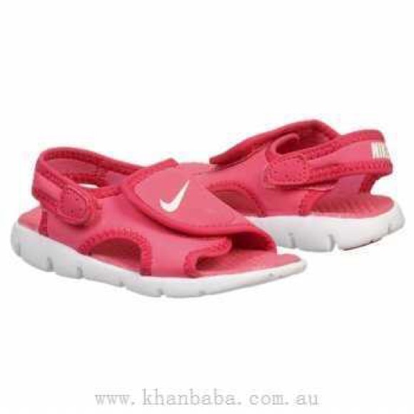nike pink sunray sandals