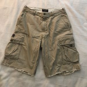 Khaki Cargo Shorts