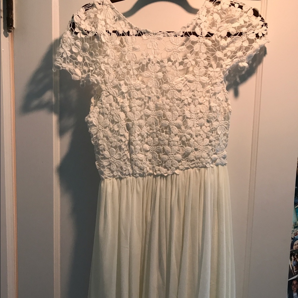 white summer dress