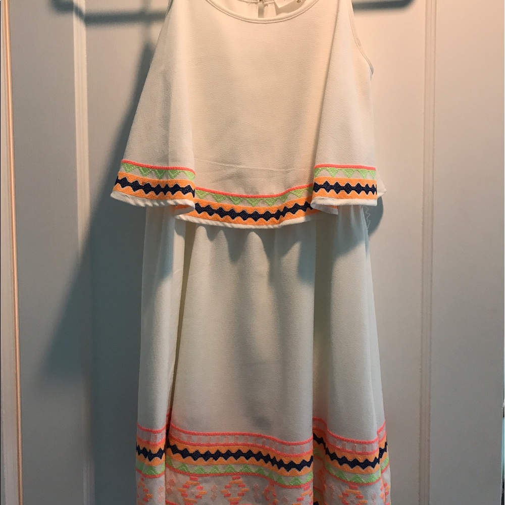 white summer dress