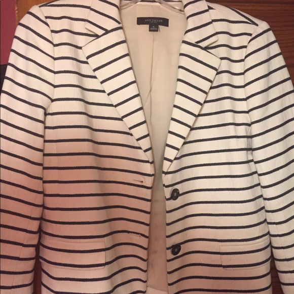 Ann Taylor Jackets & Blazers - Ann Taylor striped blazer, excellent condition