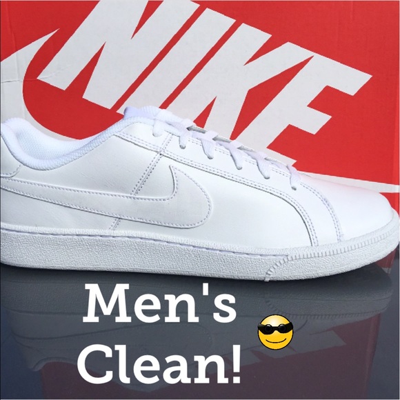 New Nike Clean White on White Men's Sneaker  - Picture 2 of 3