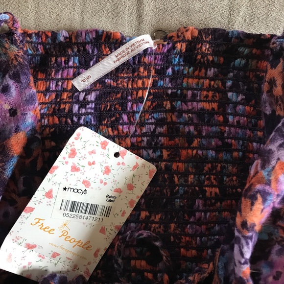 Free People Ruffle Cross Back Tank - Picture 3 of 4