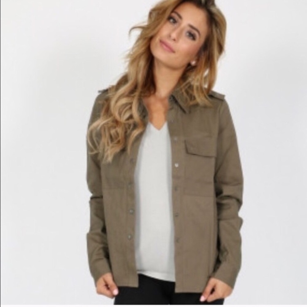 Kittenish Studded Army Jacket