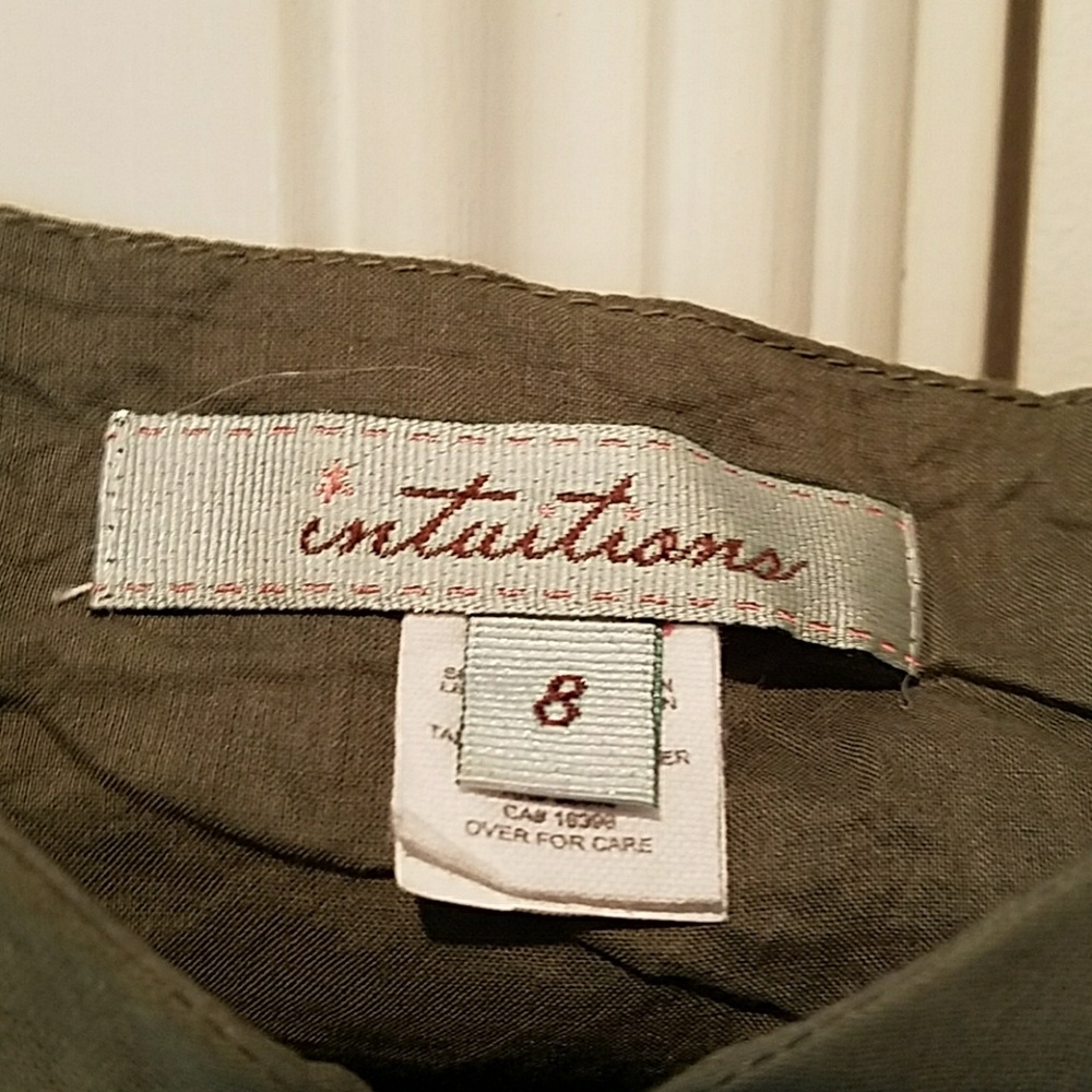 Intuitions 100% COTTON TANK,BEAUTIFUL EMBROIDERY - Picture 3 of 5
