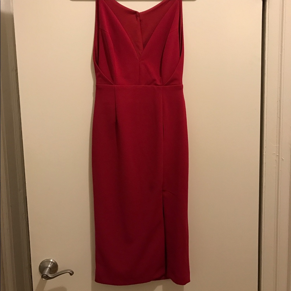 Berry colored dress