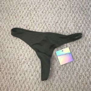 NWT high leg bikini bottom