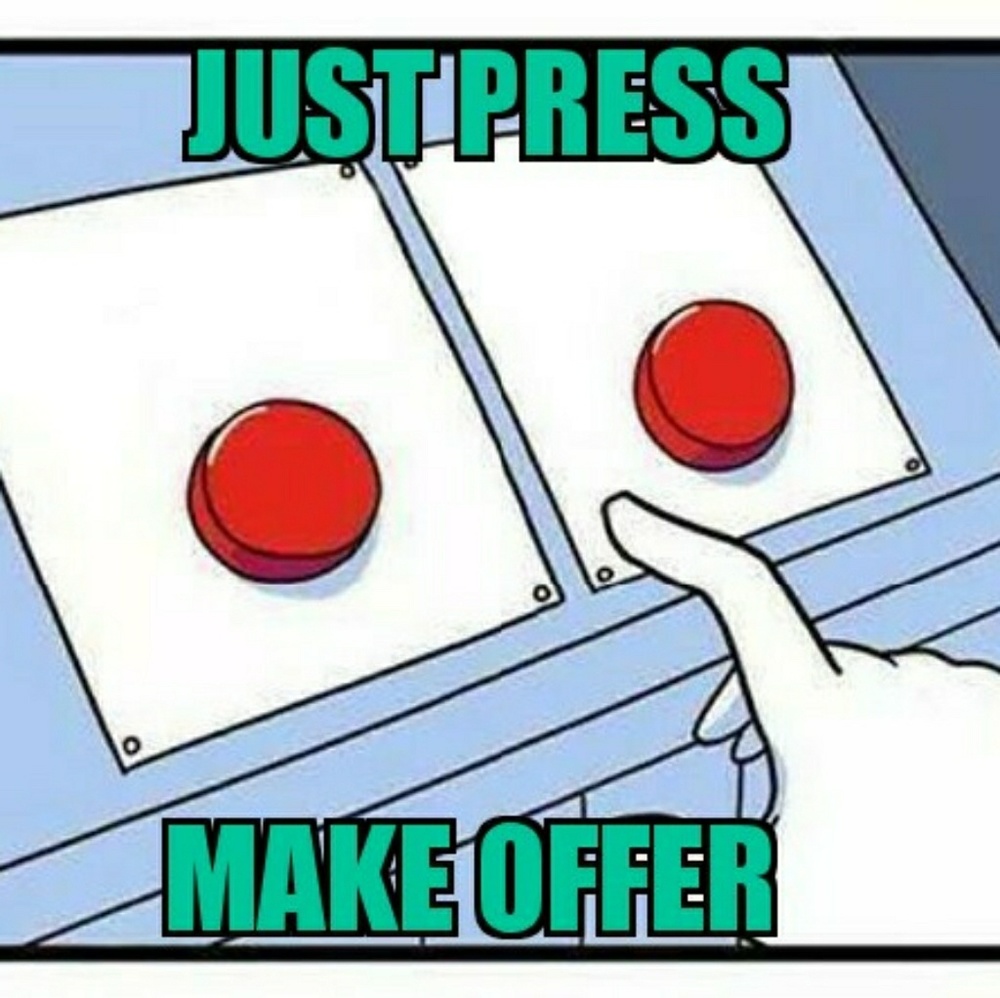 Reasonable offers welcome
