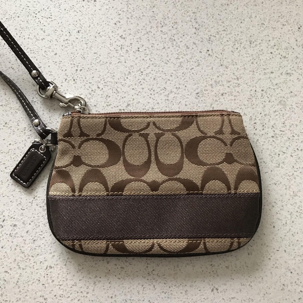 Vintage Coach wristlet