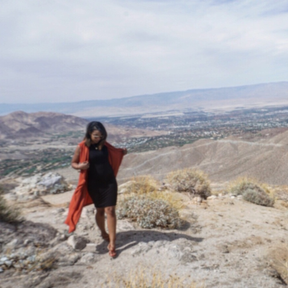 Burnt Orange Long Vest