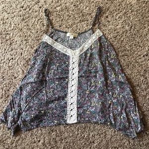 Flowery crop top