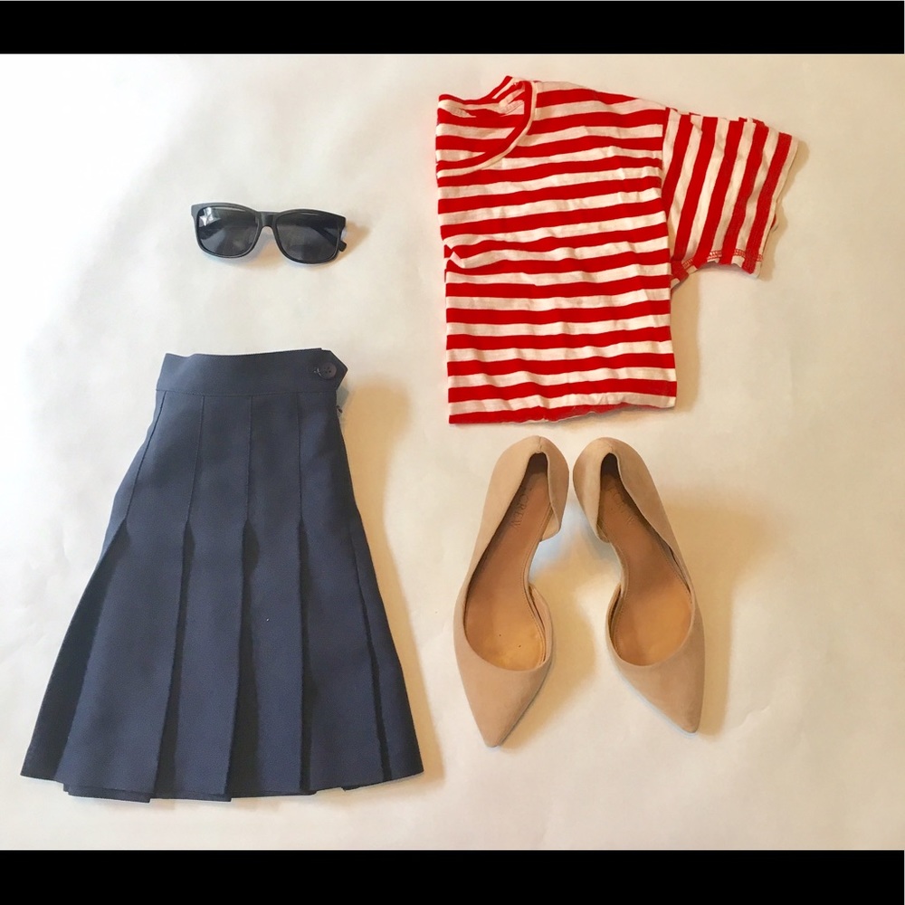 Madewell Red Striped Shirt