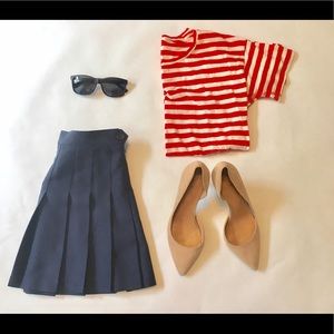 Madewell Red Striped Shirt