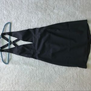 black dress from Revolve