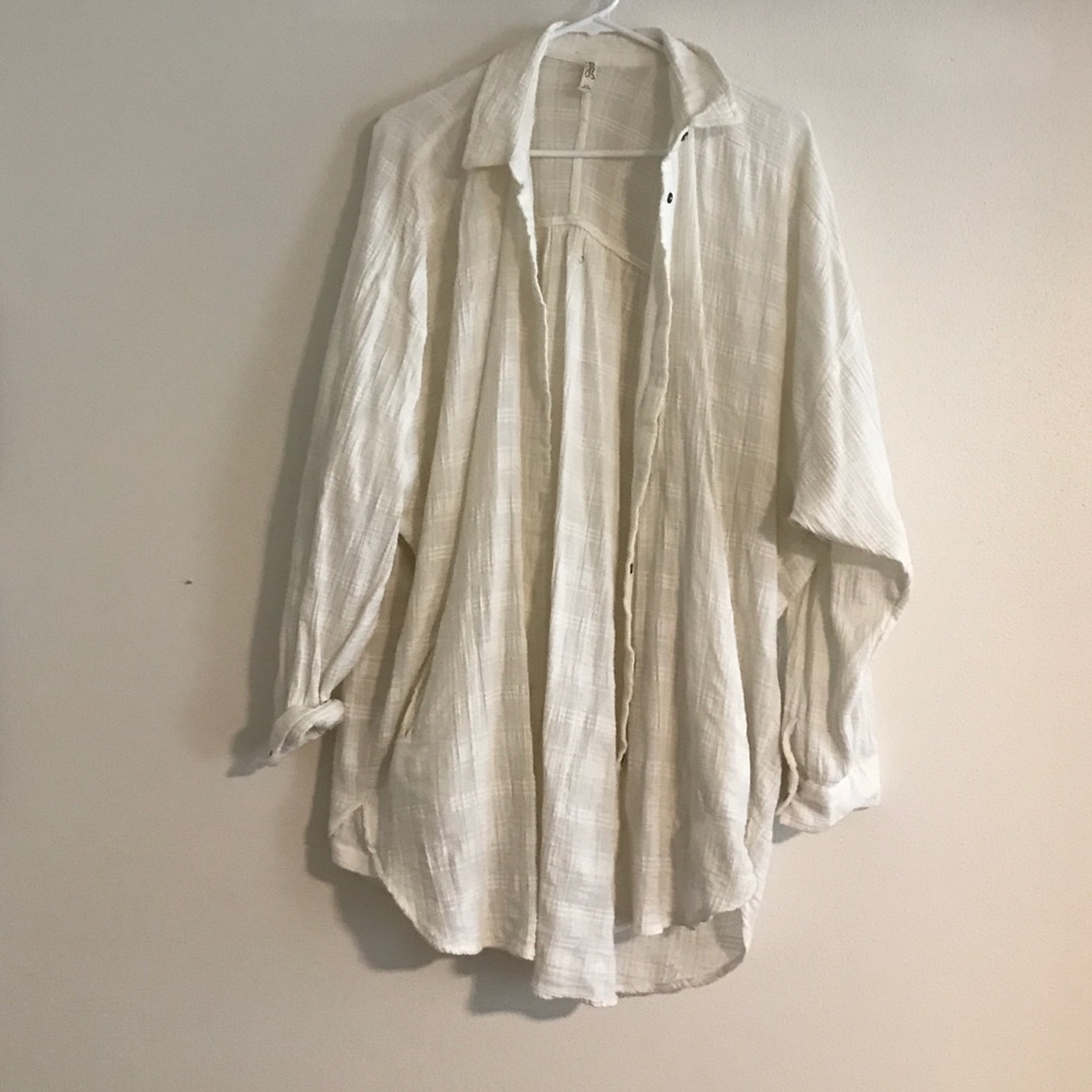 Free People button down