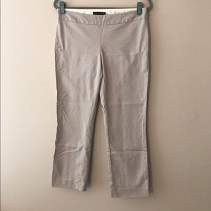 🍌Banana Republic silver/gray Crop pants