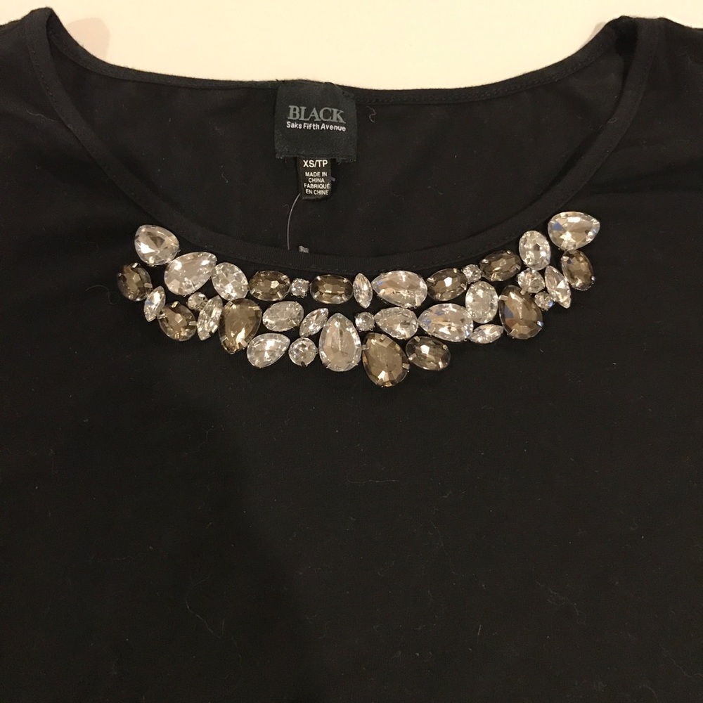 SAKS Black Label Bling Top