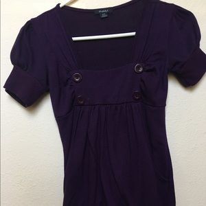 Dark purple blouse