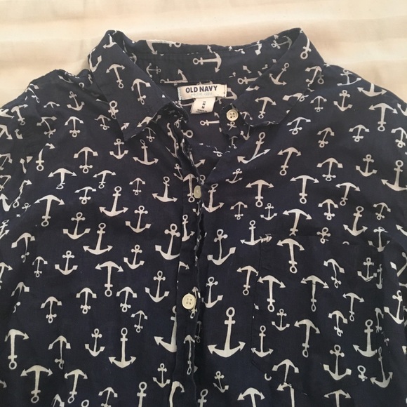 Anchor button down - Picture 2 of 3