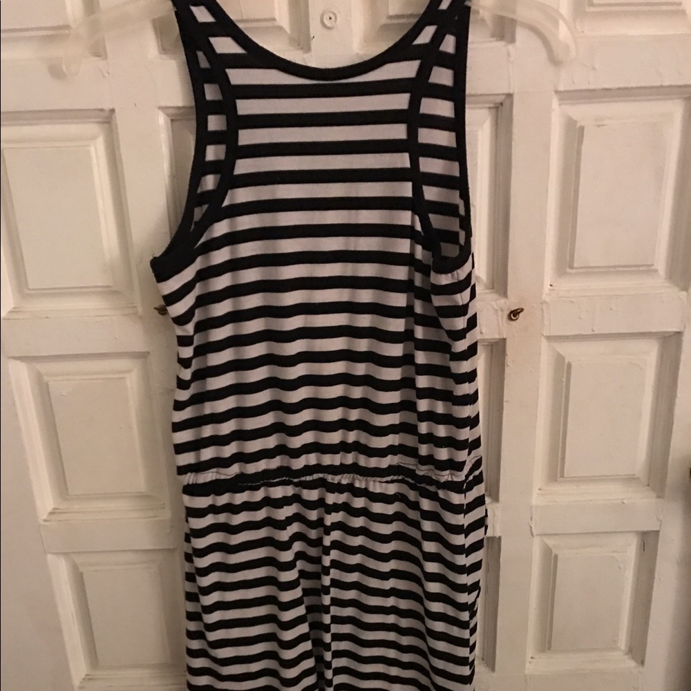 Summer Dress With Drawstring - Picture 2 of 2