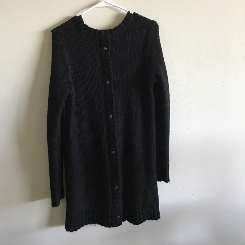 Sweater dress w/ buttons