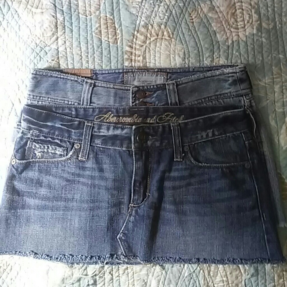 Abercrombie and Fitch jean skirts