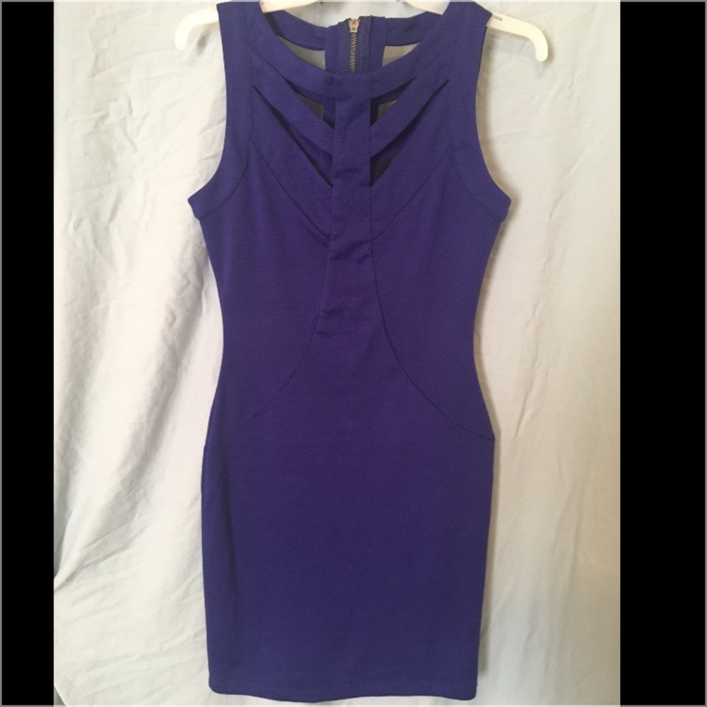 Blue club dress