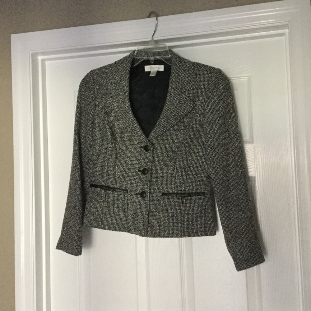 Black & White Wool Blazer 🎀 NWOT